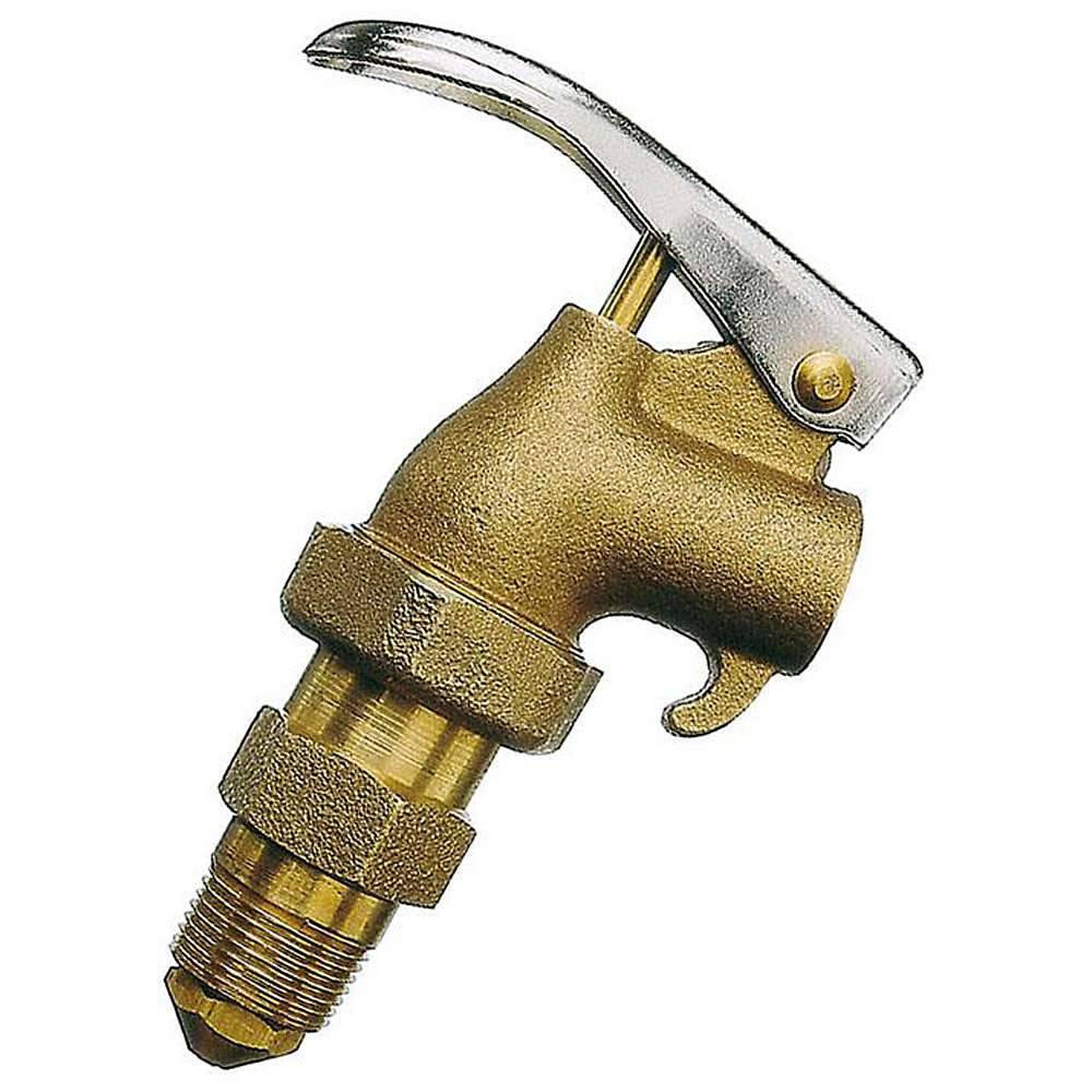 Zapfhahn - Messing - selbstschließend - Flammsperre - Anschlussgewinde G 3/4"-0