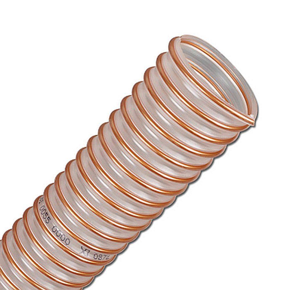 Absaug- u.Förderschl.AIRDUC® PUR 351 FOOD ID 75mm AD 84mm L.10m Rl.-0