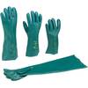 Chemikalien-Schutzhandschuhe - Größe 10 - Kategorie 3 - PVC - grün - Länge 35 cm