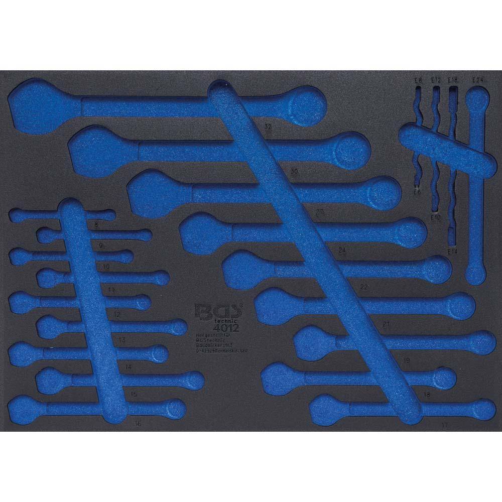 BGS 4012-5 Werkstattwageneinlage 3/3, leer, für Ar t. 4012-0