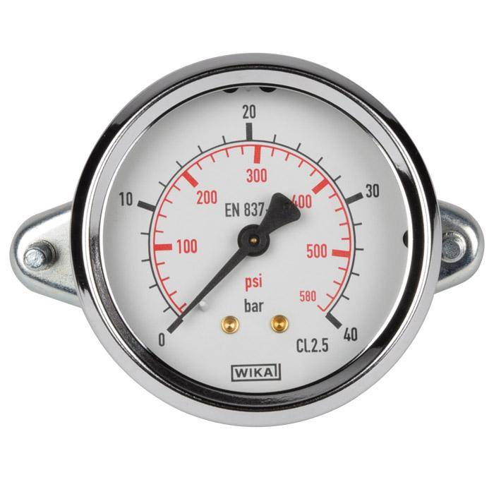 Manometer - Klasse 2,2 - ø 63 - Überdruck - G 1/4" B - Skalenteilung 20 - Anzeigebereich 0 bis 400 bar-0