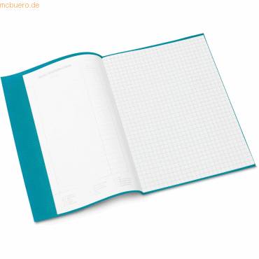 Heftschoner A5 PP türkis gedeckt-1