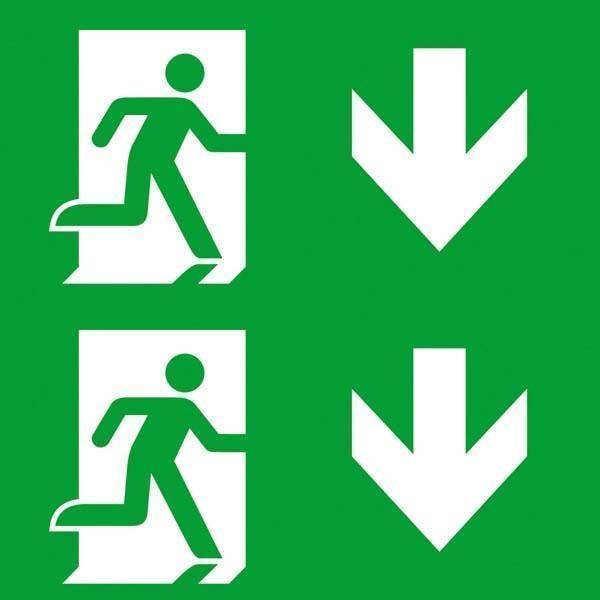 Ceag Notlichtsysteme Piktogrammscheibe 2-seitig