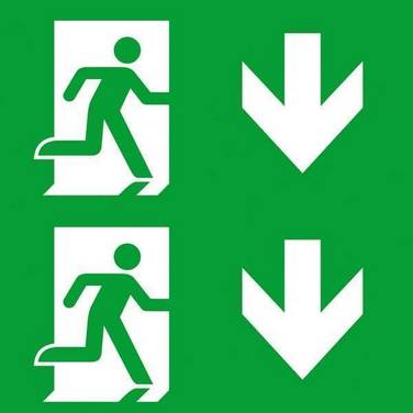 Ceag Notlichtsysteme Piktogrammscheibe 2-seitig