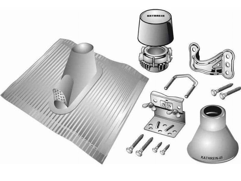 Kathrein Mast-Montage-Set ZTS 60 sw-0