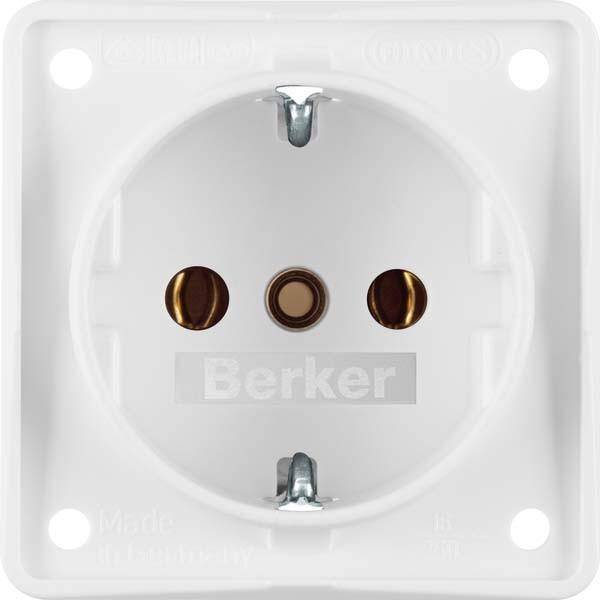 BERK Steckdose Schutzkontakt 941852502 polarweiss matt-0