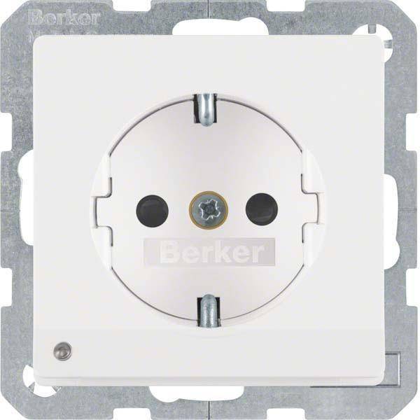 Berker 41096089, Typ F, Weiß, 250 V, 16 A, 50/60 Hz-0