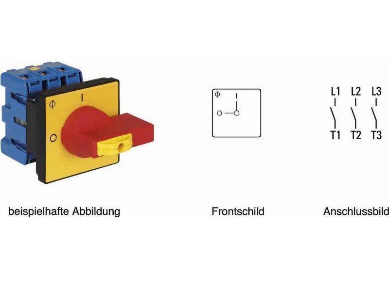 Kraus&Naimer Hauptschalter Not-Aus KG64B T203/04-0