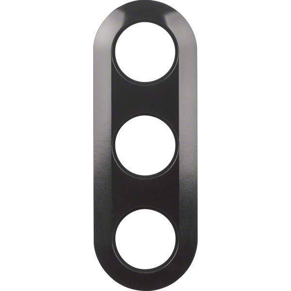 BERK Rahmen 138131 3fach schwarz glänzend-0