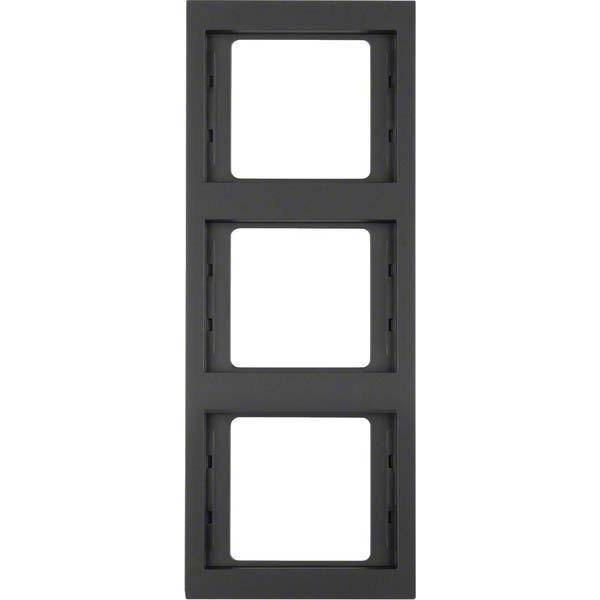 Berker 13337006, Anthrazit, Thermoplast, Schraubenlos, Berker, Matte, 2 Stück(e)