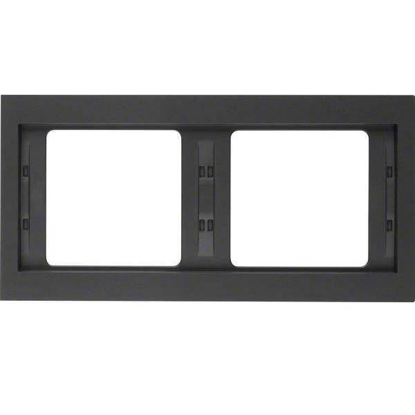 Berker 13637006, Anthrazit, Thermoplast, Schraubenlos, Berker, Matte, 10 Stück(e)