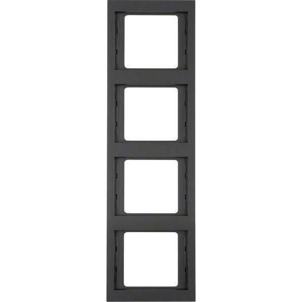 Berker 13437006, Anthrazit, Thermoplast, Schraubenlos, Berker, Matte, 2 Stück(e)
