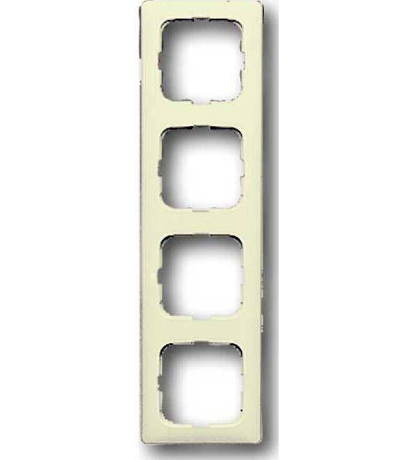 Busch-Jaeger Rahmen 4-fach ws, f.Kanalabdeck. 2514-212K-102 81 mm, 294 11 54 71 mm-0