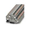 1St. Phoenix PTTBS 2,5 Doppelstockklemme Push-in-Anschluss 0,14 mm² - 4 mm² AWG: 26 - 12 B=5,2 mm grau Montagear
