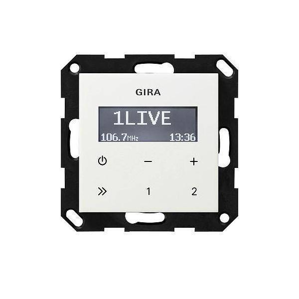 Gira UP-Radio RDS 228403 reinweiß Kunststoff