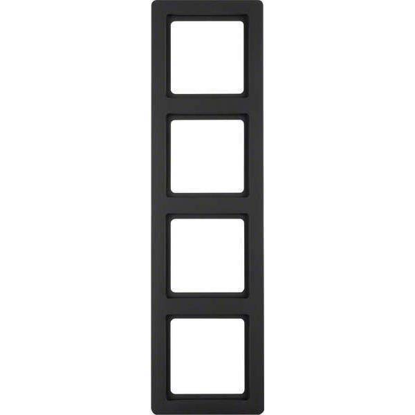 Berker 10146086, Anthrazit, Duroplast, Schraubenlos, Berker, 2 Stück(e)