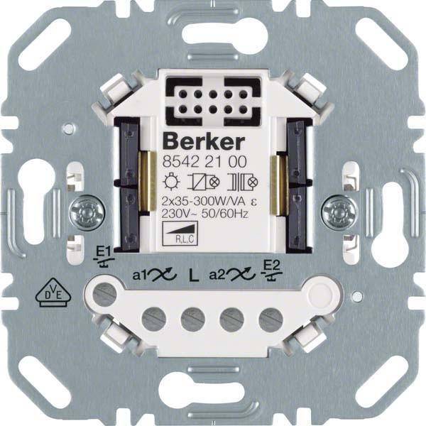 Berker 85422100, Dimmer, Montierbar, Metallisch-0