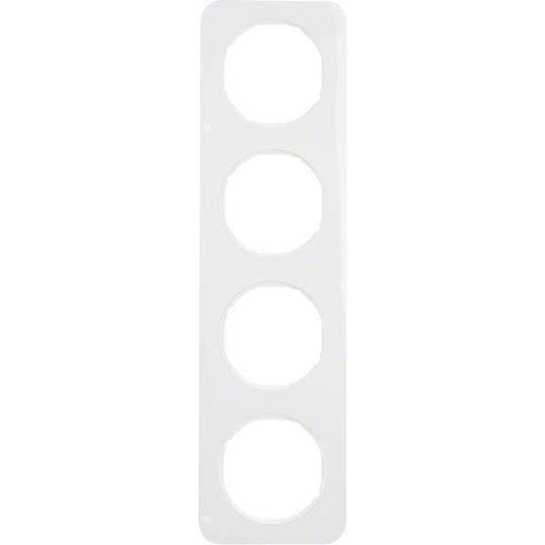 Berker 10142189, Weiß, Thermoplast, Schraubenlos, Berker, Glänzend, 2 Stück(e)-0