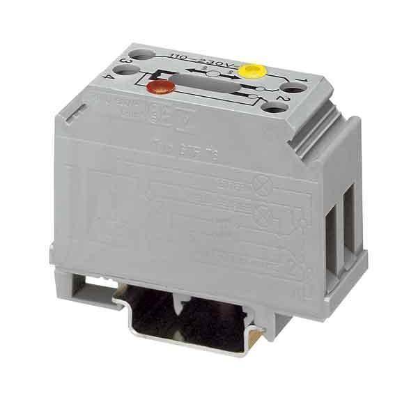 1St. Phoenix GTF 76/230 Erdtrennklemme mit Schraubanschluss Spannung 110 - 250 V AC/DC Strom: 0,5 - 1 mA 0,5 - 6