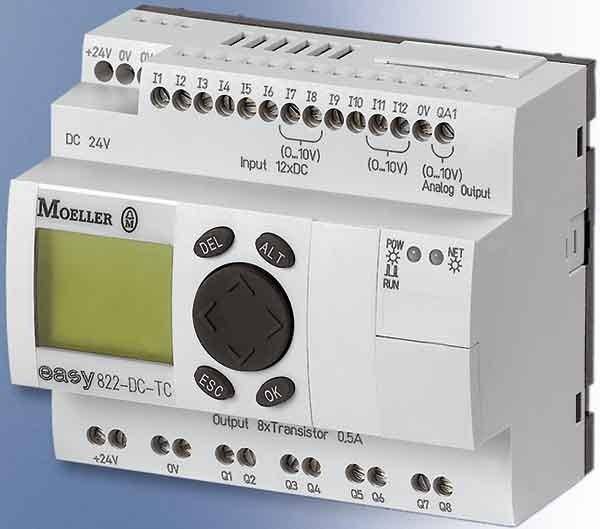 EATON Steuerrelais 24V DC 256273,erweiterbar EASY821-DC-TC
