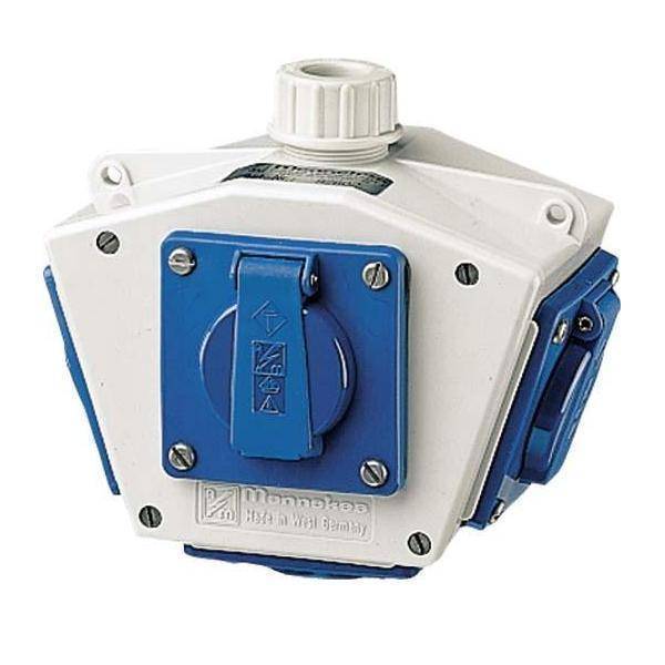 Mennekes DELTA-BOX 92602 grau IP44 Kunststoff-0