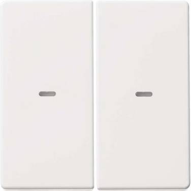 Berker Abdeckung Q.x 2fach polarweiss