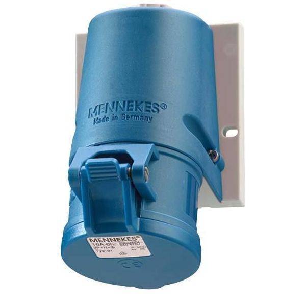 Mennekes Wanddose TwinCONTACT 1346-0