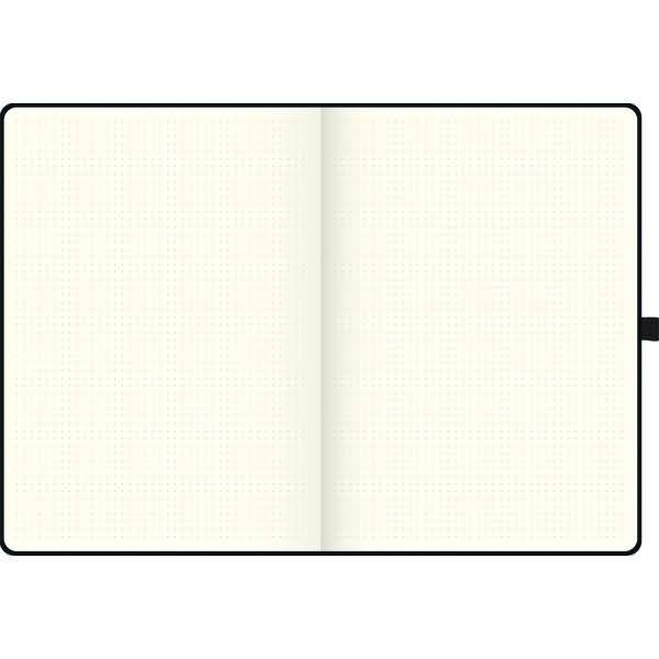 Notizbuch Kompagnon Klassik 21x29,4cm 96 Blatt 80g/qm dotted Hardcover schwarz-1