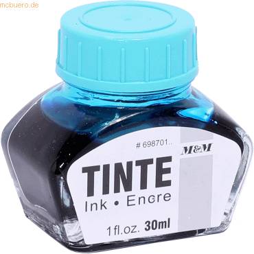 Tintenglas 30ml türkis-0