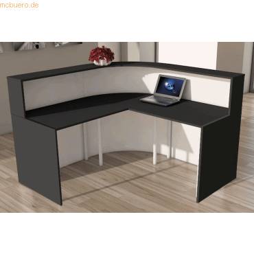 Theke Cento 2A BxT 180x180cm weiß/anthrazit-1