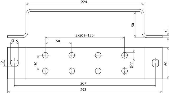 DEHN Erdungsschiene NIRO ES 2X4AP 10 V2A-1