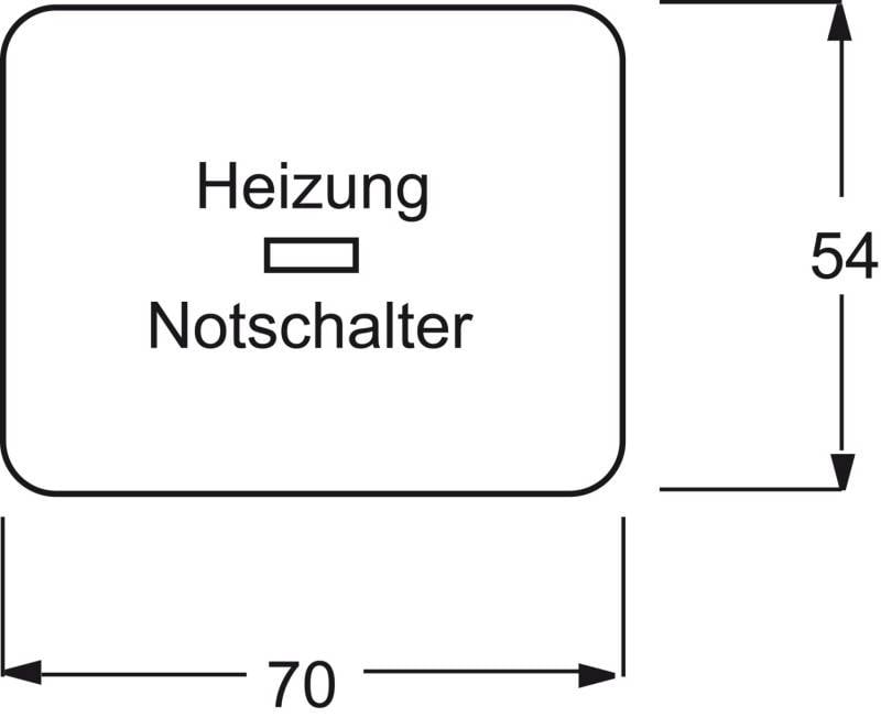 Busch-Jaeger Wippe ti mit Aufdruck 1789 H-266-1