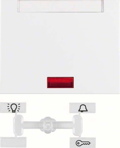 BERKER BERKER Wippe 1t Schalter polws glz BSF K.1 14157109 div.Symbole austb.Symb