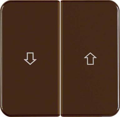 Berker Wippe br/gl Symbol Pfeil, IP44 155221