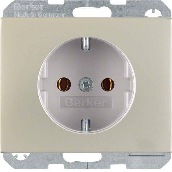Berker 47357004, Typ F, Edelstahl, Edelstahl, IP20, 250 V, 16 A