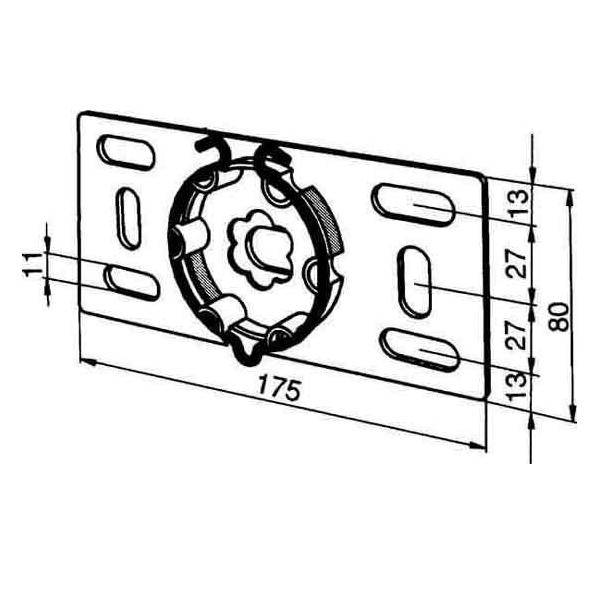 Somfy Antriebslager 9763602-0