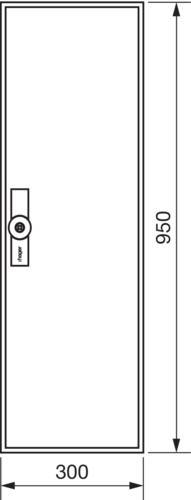 Hager Zählerschrank,universZ ZB21W-1