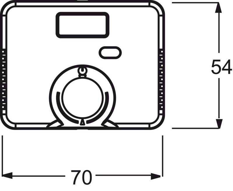 Busch-Jaeger Zentralscheibe palladium 1795 TA-260-1