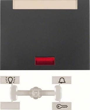 Berker Wippe 14157106 anthrazit Kunststoff 71 mm