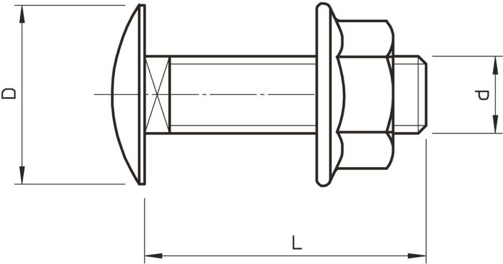 100 Stk. OBO Bettermann Flachrundschraube FRSB 6x-1