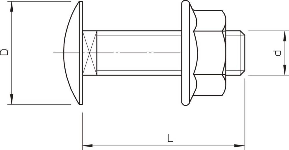 100 Stk. OBO Bettermann Flachrundschraube FRSB 6x-2