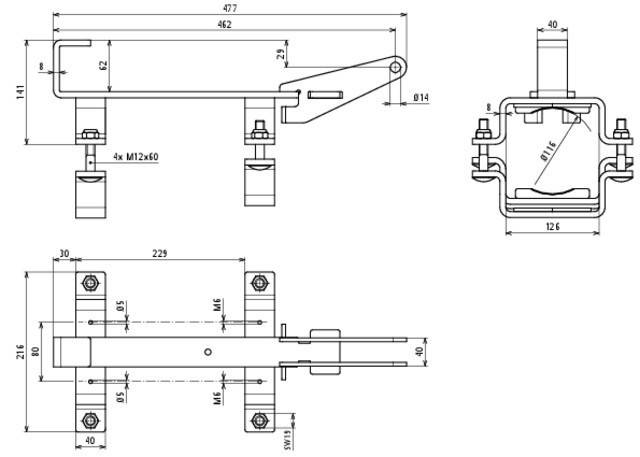 DEHN Hammerführungsschlitten HAVHBO-2