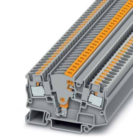 1St. Phoenix PTME 4 Messwandler-Trennklemme 500 V 24 A Push-in-Anschluss Anzahl der Anschlüsse: 2 0,2 mm² - 6 mm