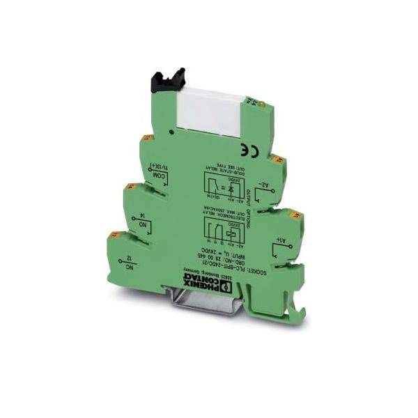 Phoenix Contact PLC-RPT- 12DC/21 Interface Relais, 12V dc / 12V dc 12V dc, 1-poliger Wechsler DIN-Schienen