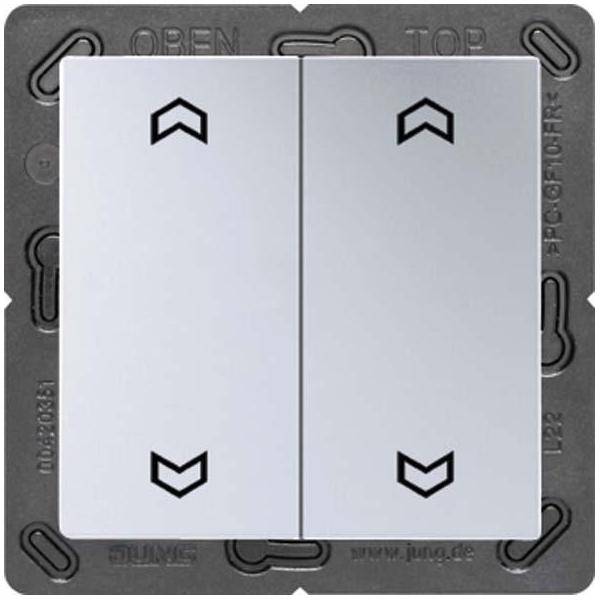 Jung Funk-Wandsender alu ENO A 595 MP AL