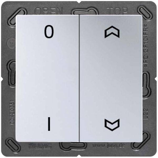 Jung Funk-Wandsender alu ENO A 595 P01 AL-0