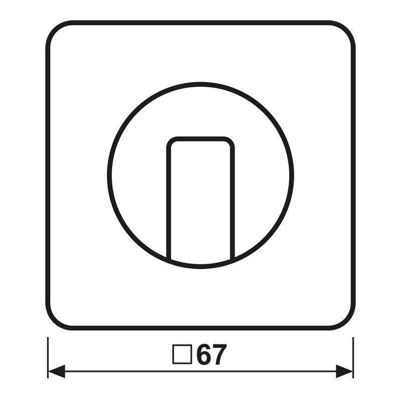 Jung Abdeckung CD 1541 BR-1
