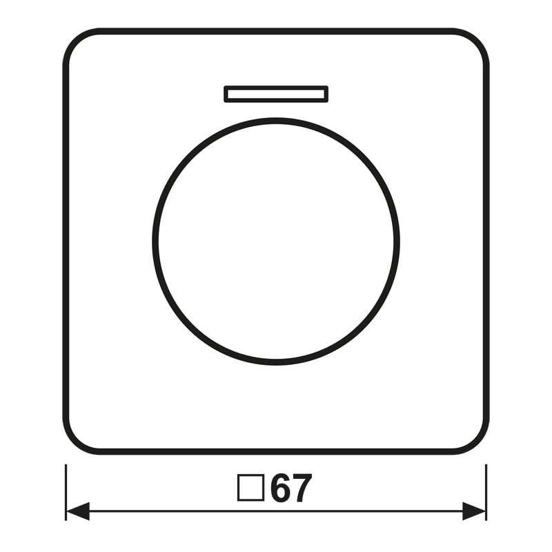 Jung Abdeckung Drehsensor CD 1540 KO5 SW-1