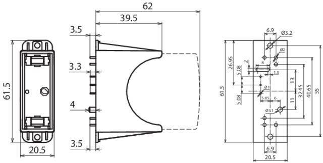 72 Stk. DEHN Basisteil DG PCB PV I 500 FM-4