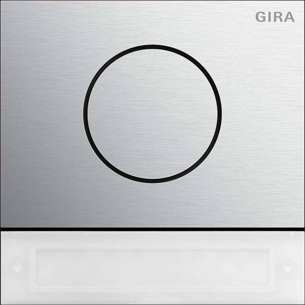 Gira Klingelmodul Bus 1RT si System 106 5569926 B106,5xH106,5mm